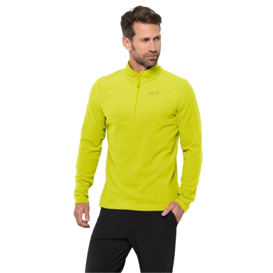 Jack Wolfskin Fleece Pullover Arco 1/2 Zip lime green Men